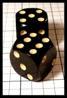 Dice : Dice - 6D Pipped - Red Bakelite Dark .75 - Ebay apr 2014